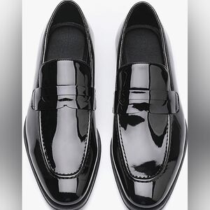 Men slip-on Penny Loafer dress shoes